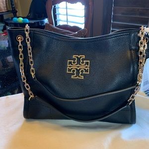 TORY BURCH BRITTEN LIKE NEW SMALL SLOUCHY TOTE ❤️